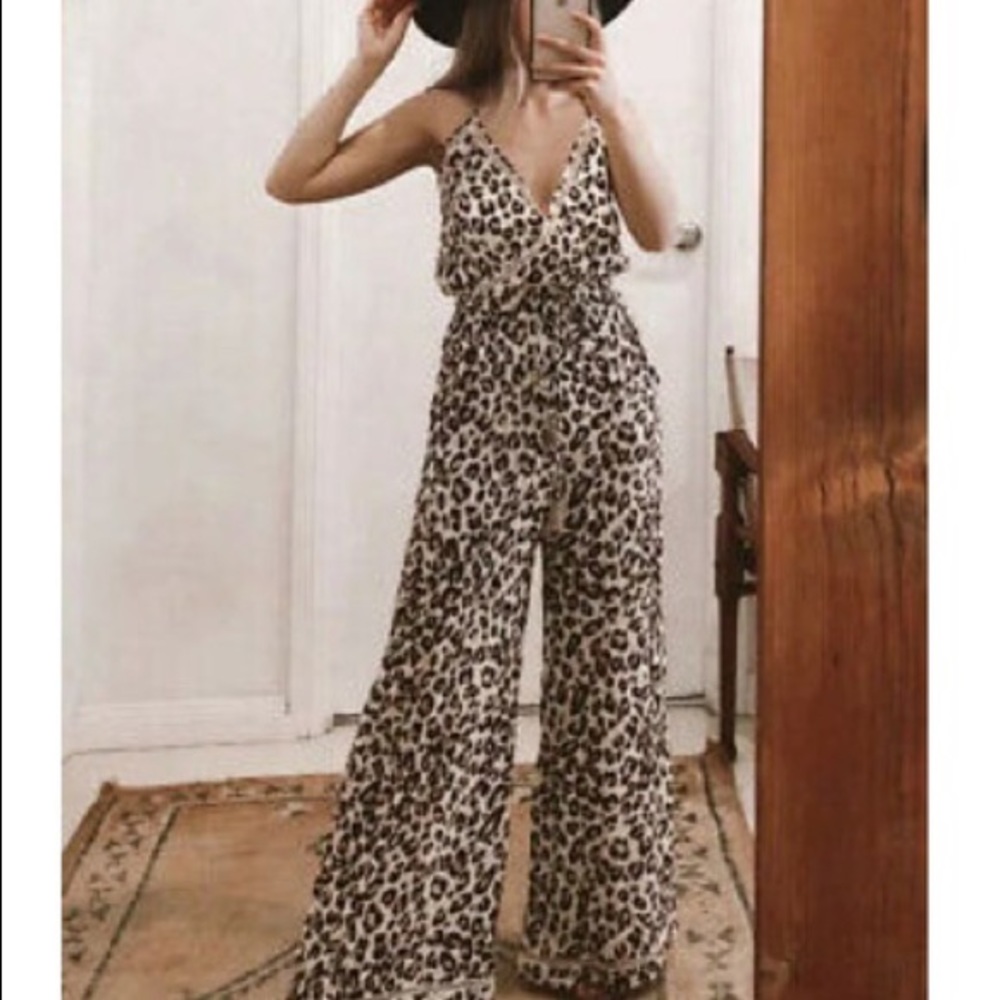 Spell & The Gypsy Bodhi Leopard jumpsuit